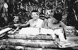 Huaorani plant collecting